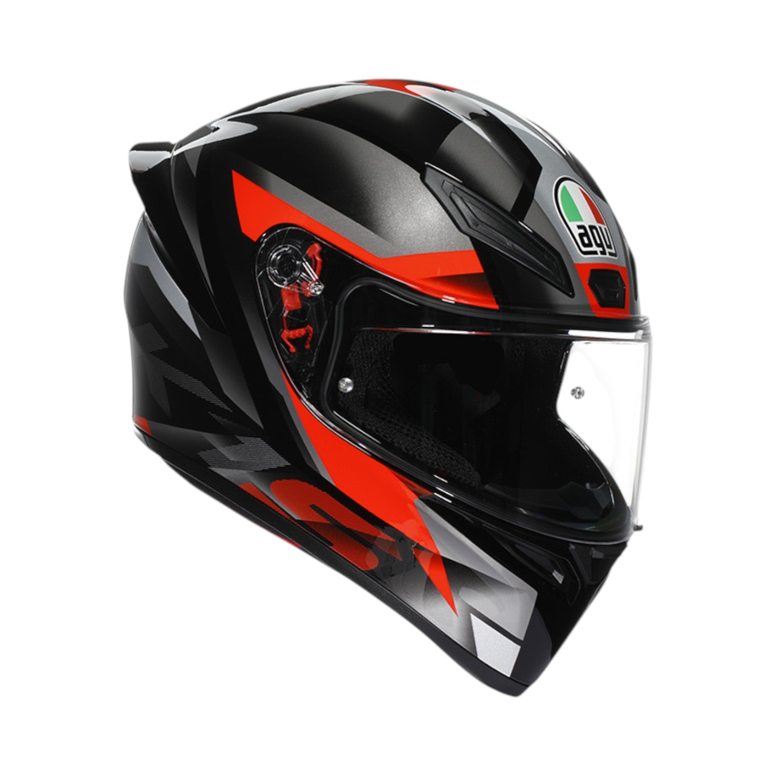AGV K1 S Fastlap Black / Grey / Red Helmet - E2206