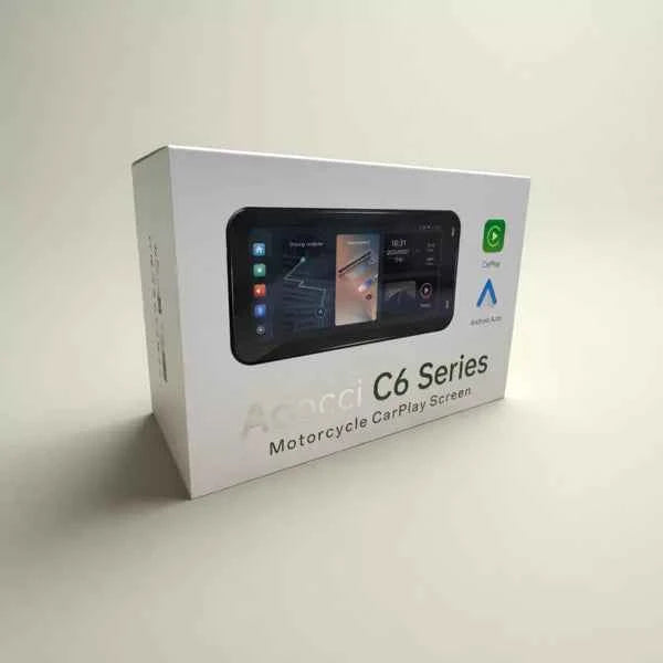 Aoocci C6 Pro All-in-One Motorcycle Carplay System with GPS & Anti-Theft