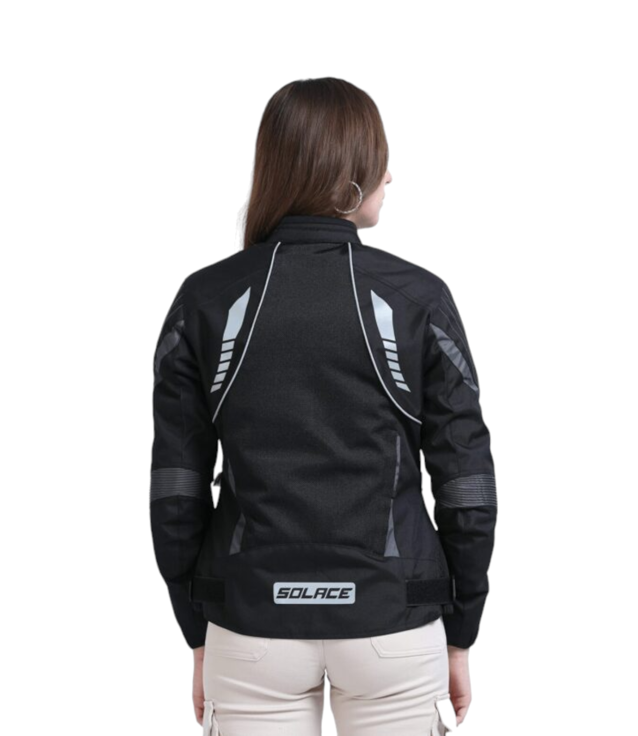 Solace ASMI Ladies Jacket V3.0 Black & Grey - Motodrift