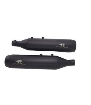 Red Rooster Performance Exhaust For Meteor 650 - Astral - Black Matte - Motodrift