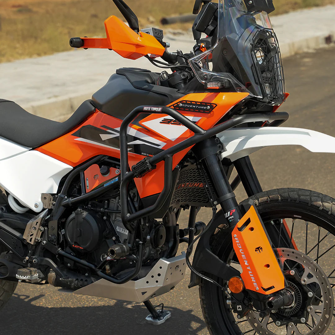 Moto Torque Crash Guard For KTM Adventure 390 2025 Gen 2 - Black - Motodrift