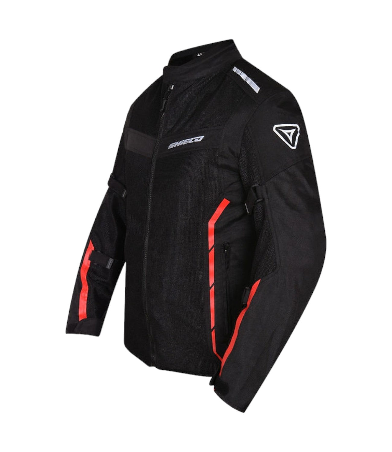 Shield GT Air Mesh Level 2 Jacket (Black Red) - Motodrift