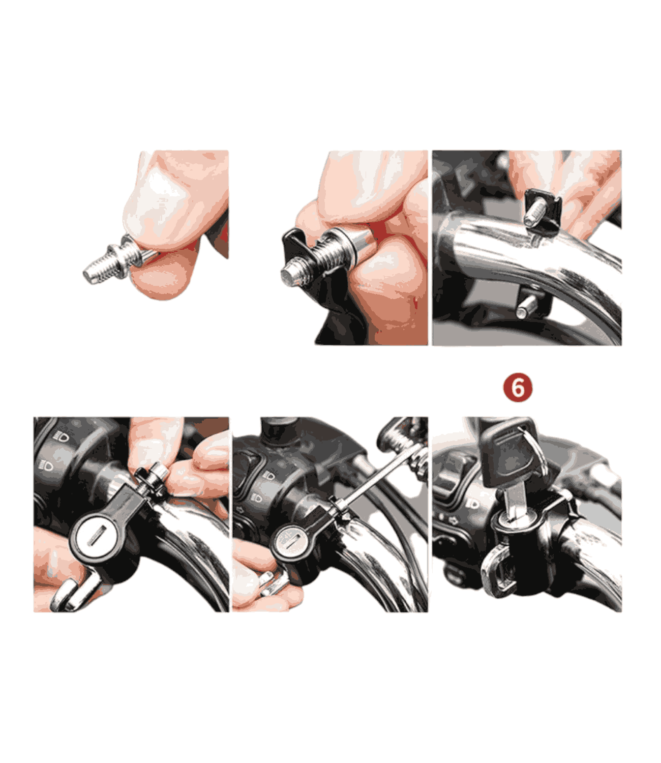 BBG Handlebar Helmet Lock - Motodrift