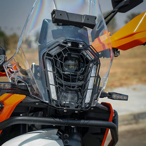 Moto Torque Headlight Grill Spider Version For KTM Adventure 390 2025 Gen 2 - Motodrift