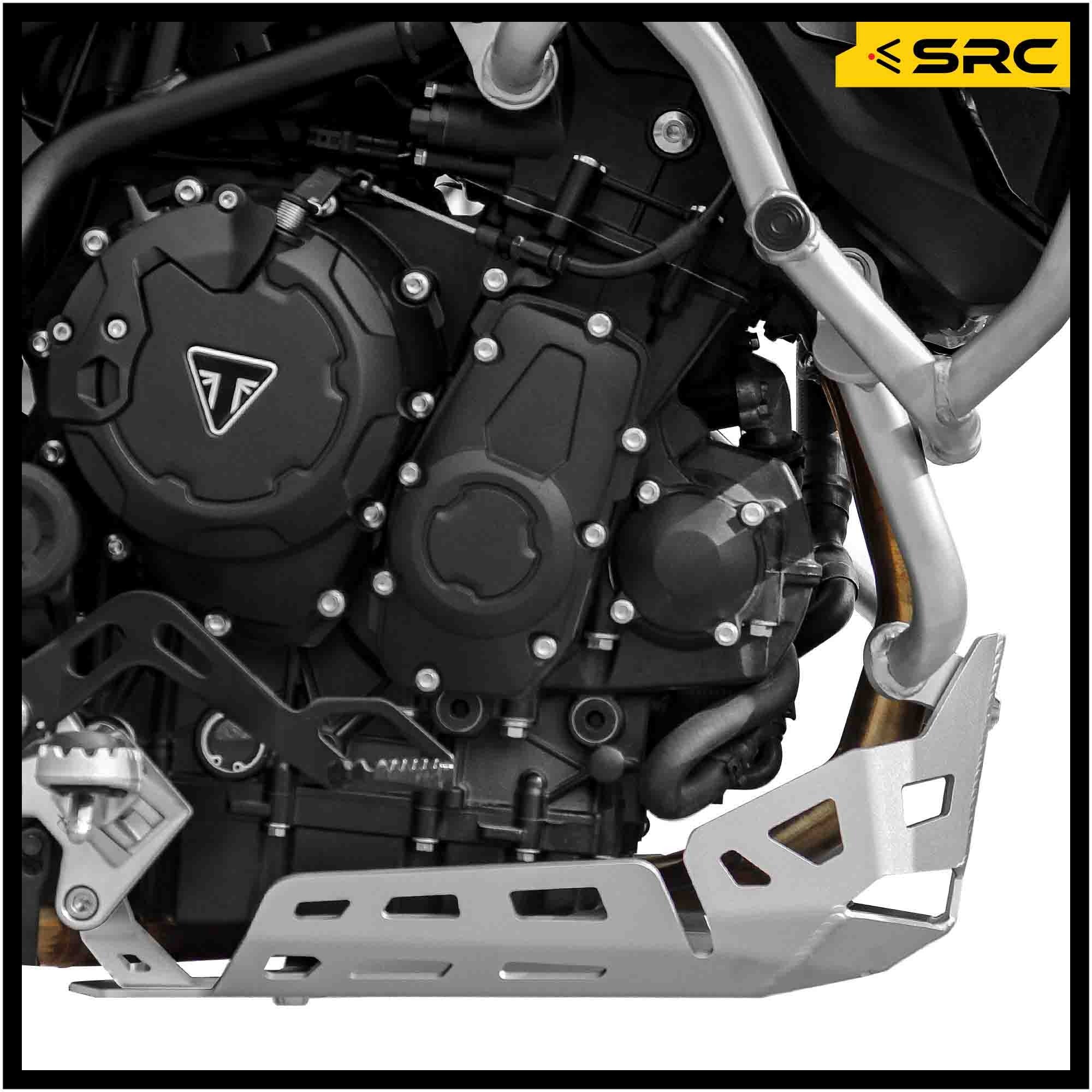 SRC Engine Guard For Triumph Tiger 900GT Pro SILVER