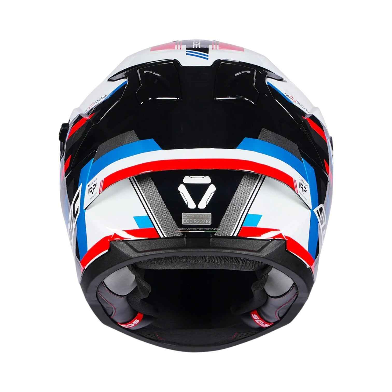 Korda Sonic GP Moze Helmet Red Blue