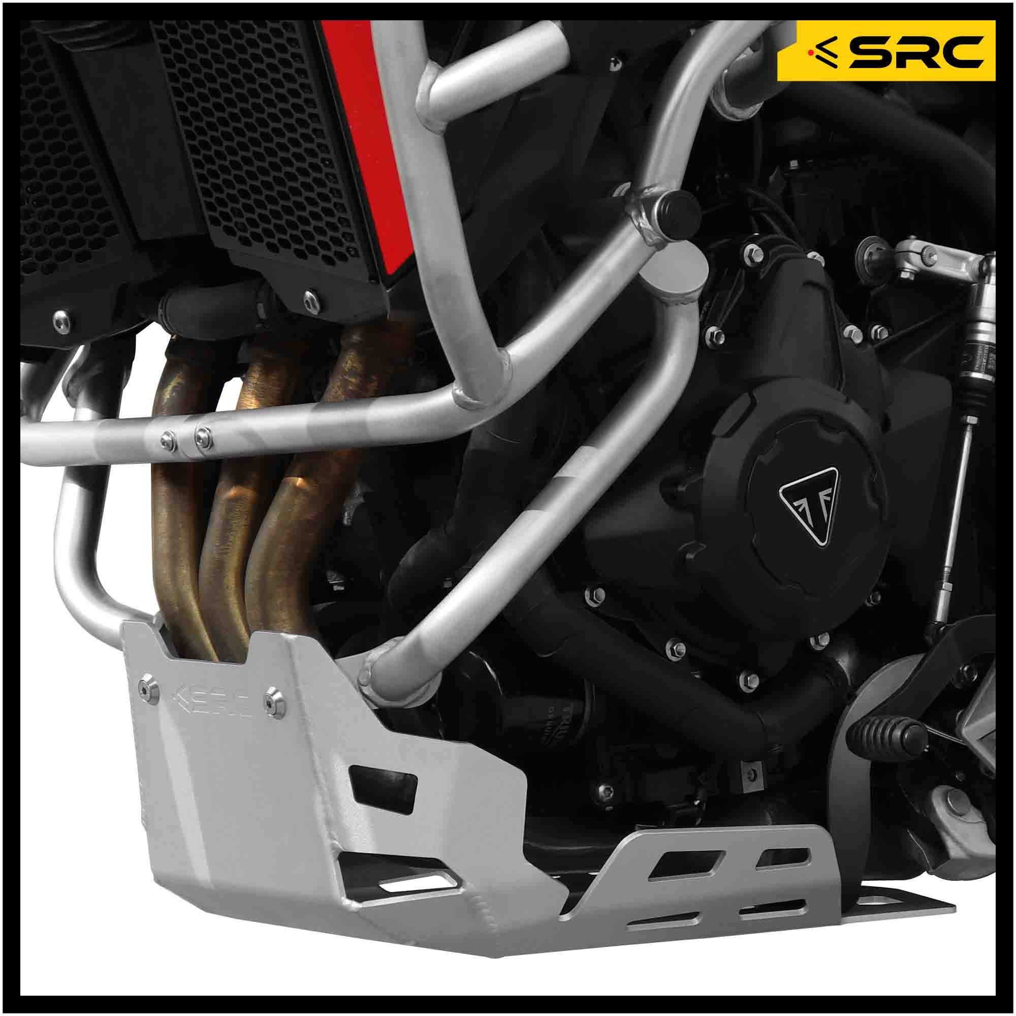SRC Engine Guard For Triumph Tiger 900GT Pro SILVER