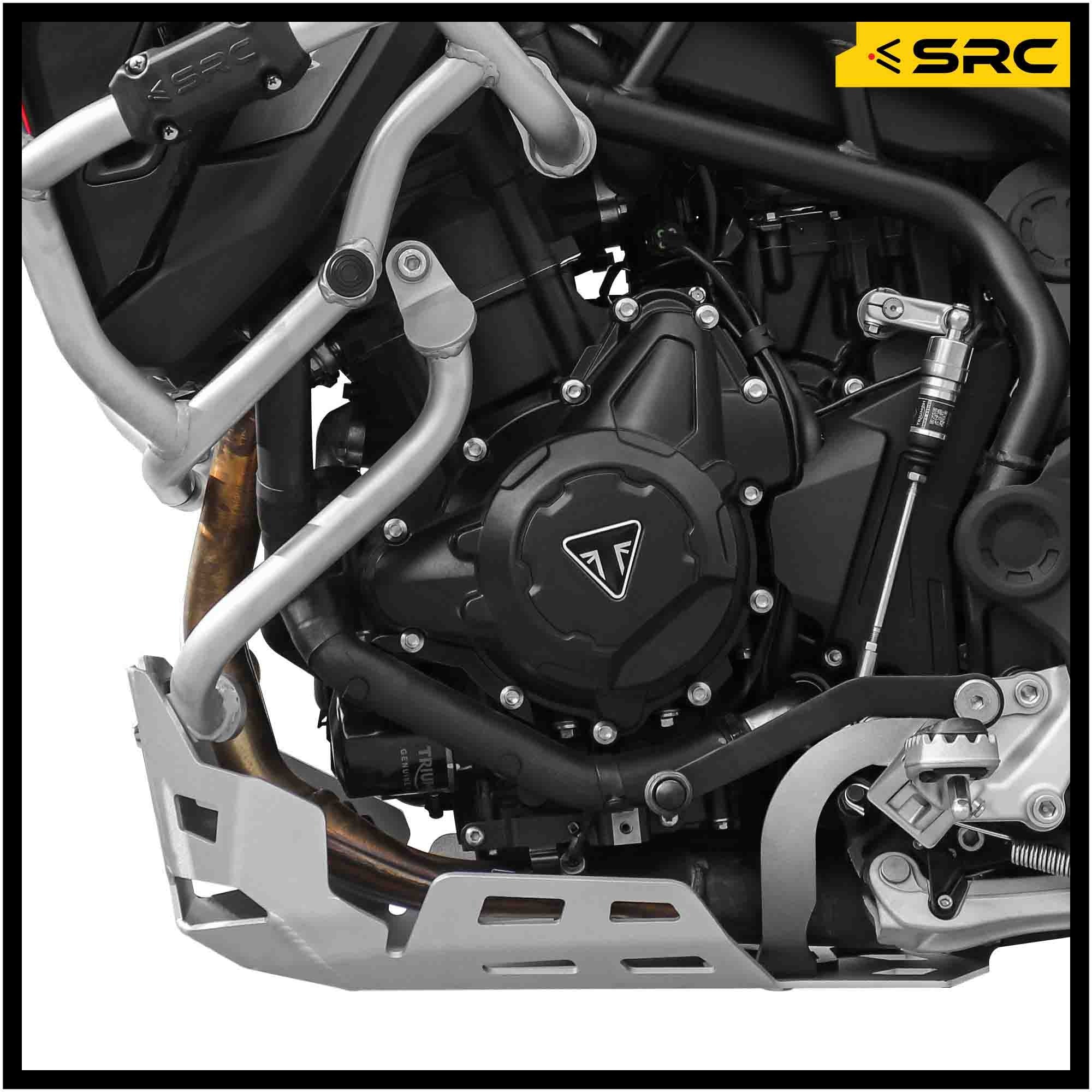 SRC Engine Guard For Triumph Tiger 900GT Pro SILVER