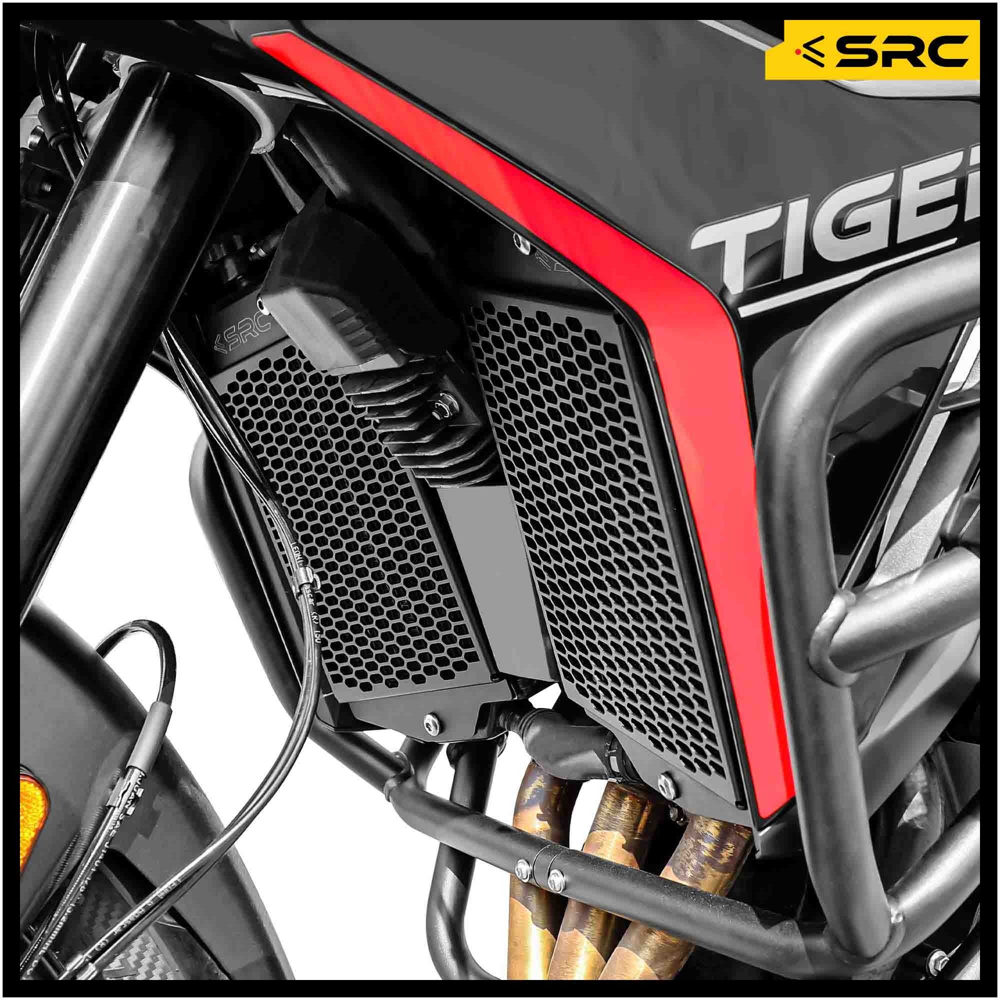 SRC Radiator Guard For Triumph Tiger 900GT Pro - BLACK
