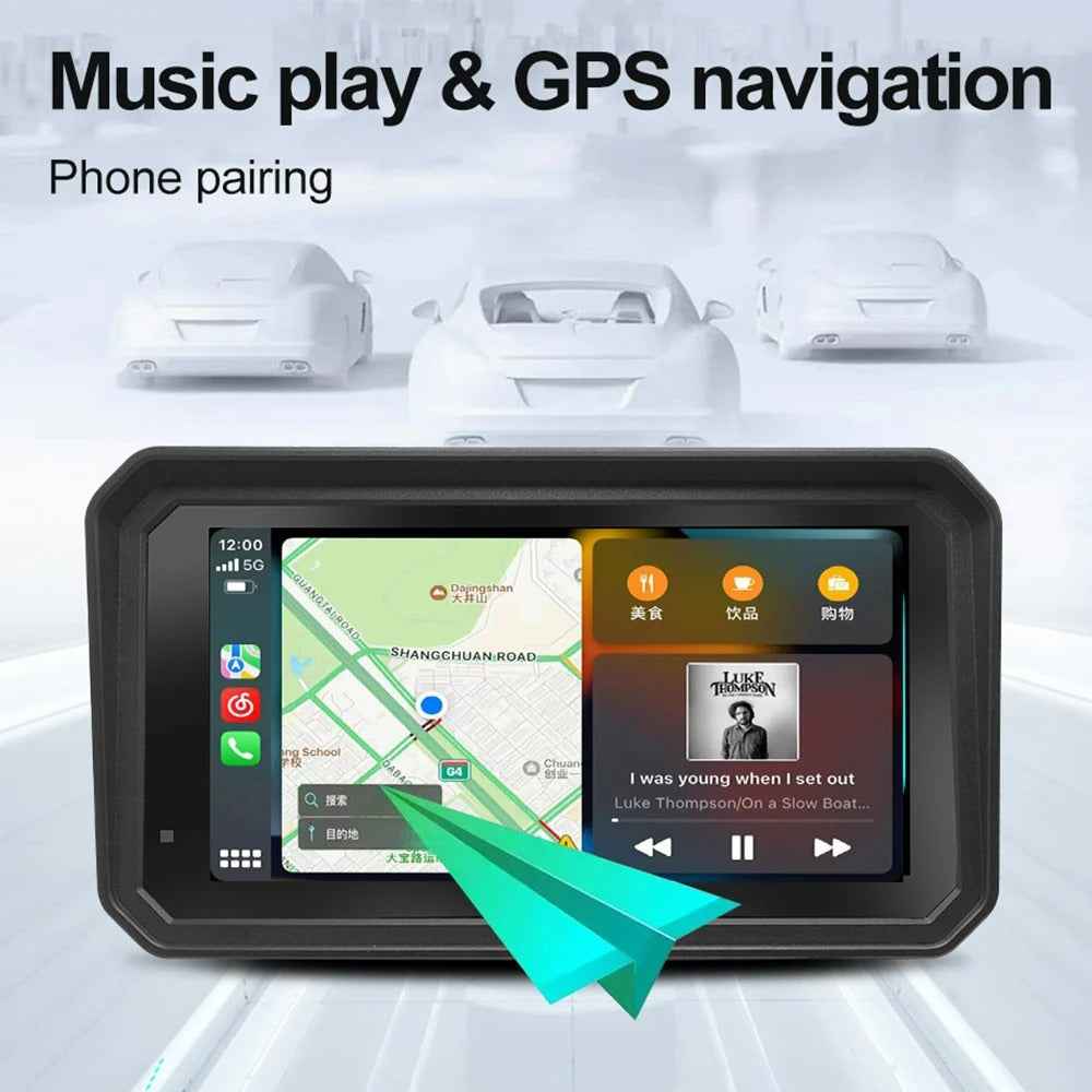 Magnetic Quick Release M3 ELITE 6.25 INCH Navigation with CAMERA,TPMS,GPS - Motodrift