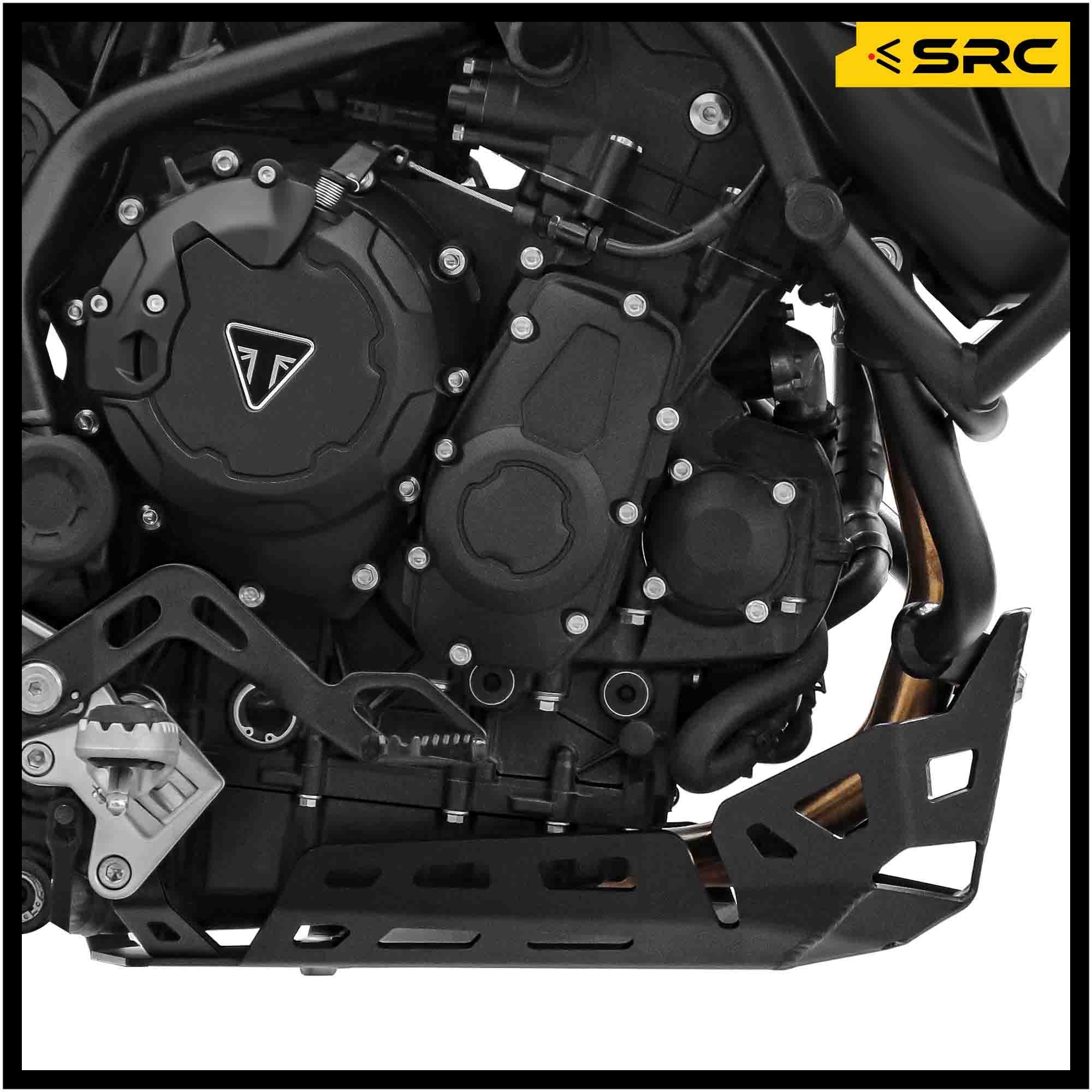 SRC Engine Guard For Triumph Tiger 900GT Pro - BLACK