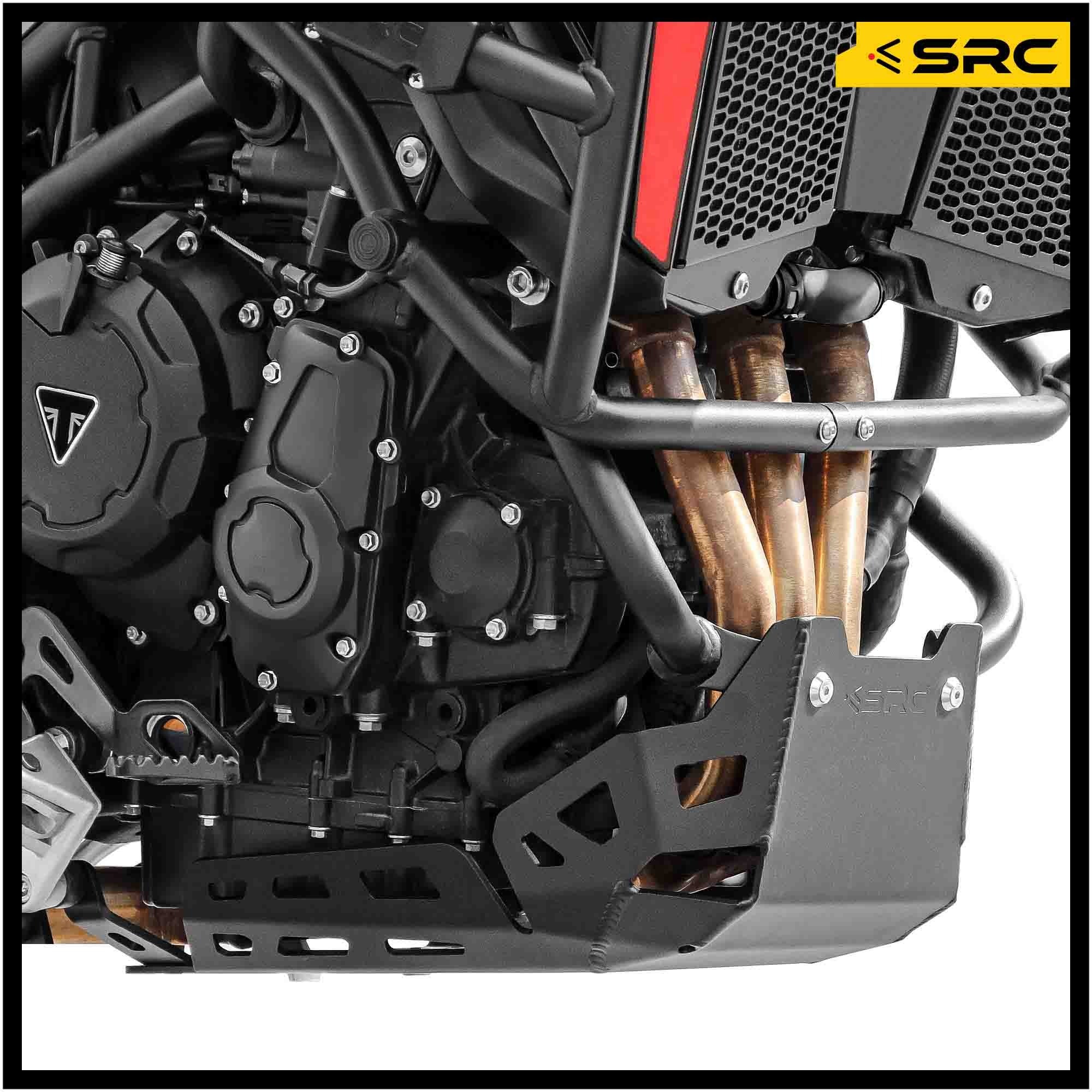 SRC Engine Guard For Triumph Tiger 900GT Pro - BLACK