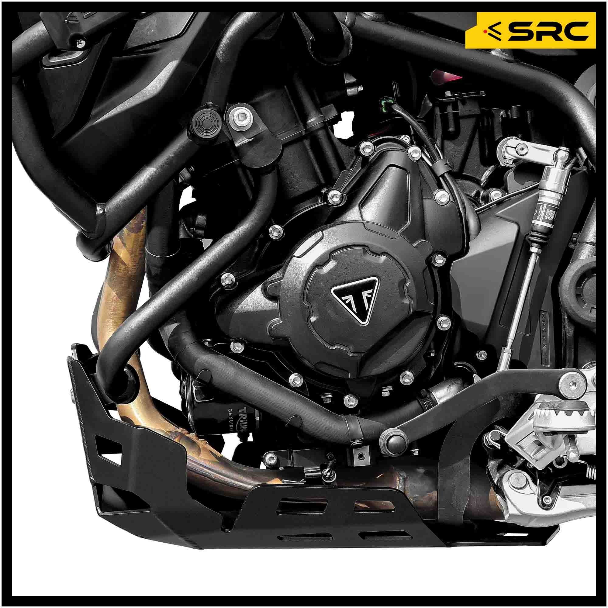 SRC Engine Guard For Triumph Tiger 900GT Pro - BLACK