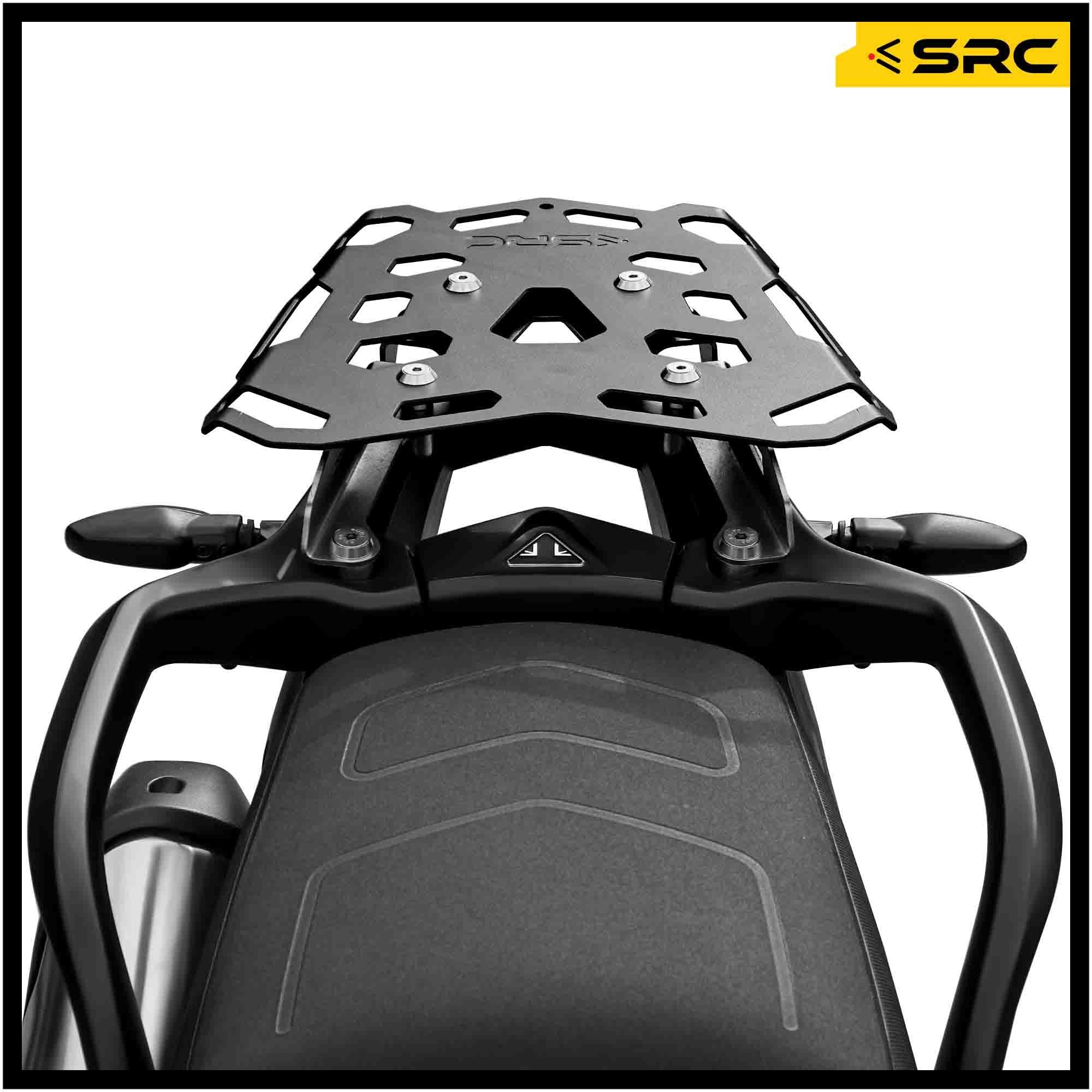 SRC Top Rack For Triumph Tiger 900GT Pro - BLACK