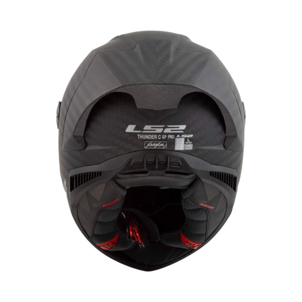 LS2 FF805 Thunder Carbon GP Racing Solid Matt Helmet - FIM Certified