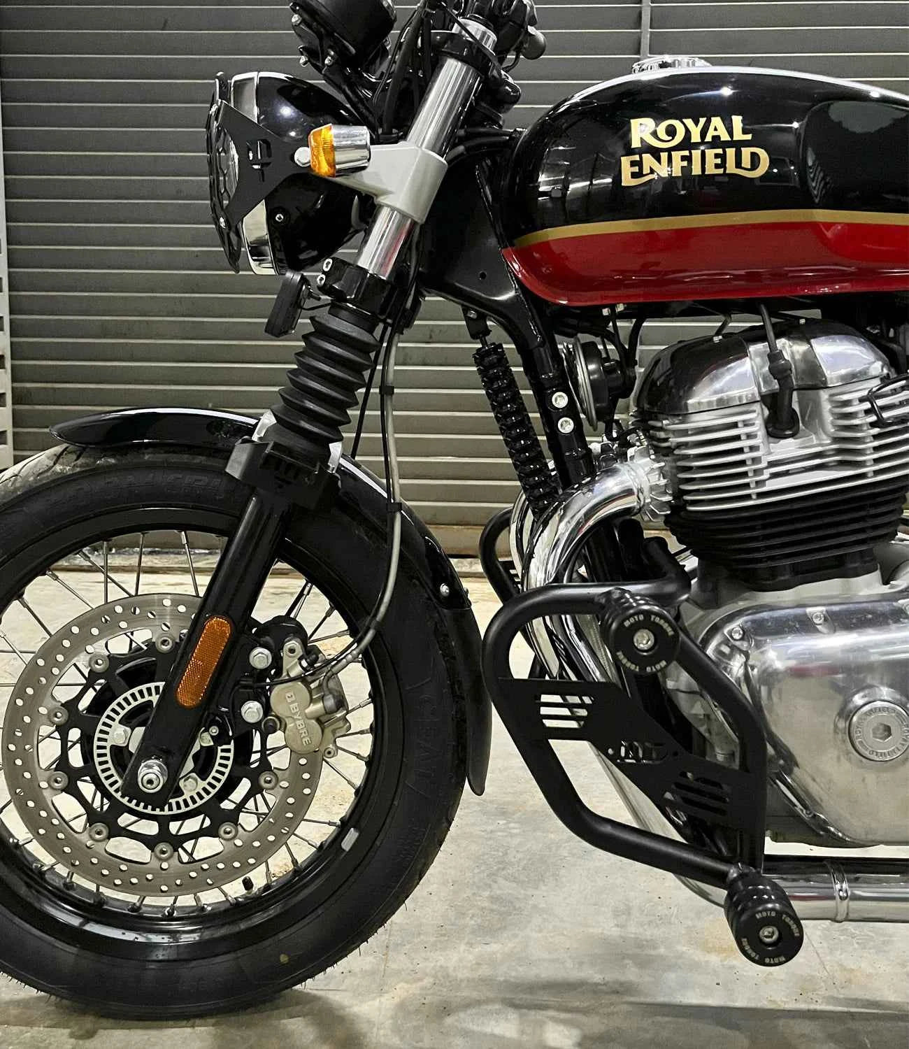 Moto Torque Interceptor 650 / GT 650 Crash Guard with Slider V 2.0 - Motodrift