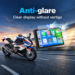 LBC Moto BM300 wireless CarPlay display for BMW motorcycle