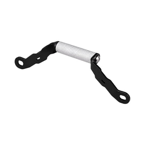 Legundary Triumph Tiger 900 Ploigos GPS mount in silver and black aluminium and steel construction