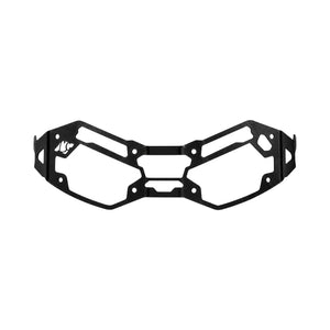 black mild steel Oculus headlight shield for Triumph Tiger 900 adventure motorcycle protection