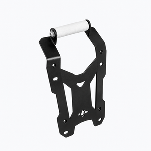 Legundary Ploigos GPS mount for TVS Apache RTX 300 with black steel frame and silver textured crossbar