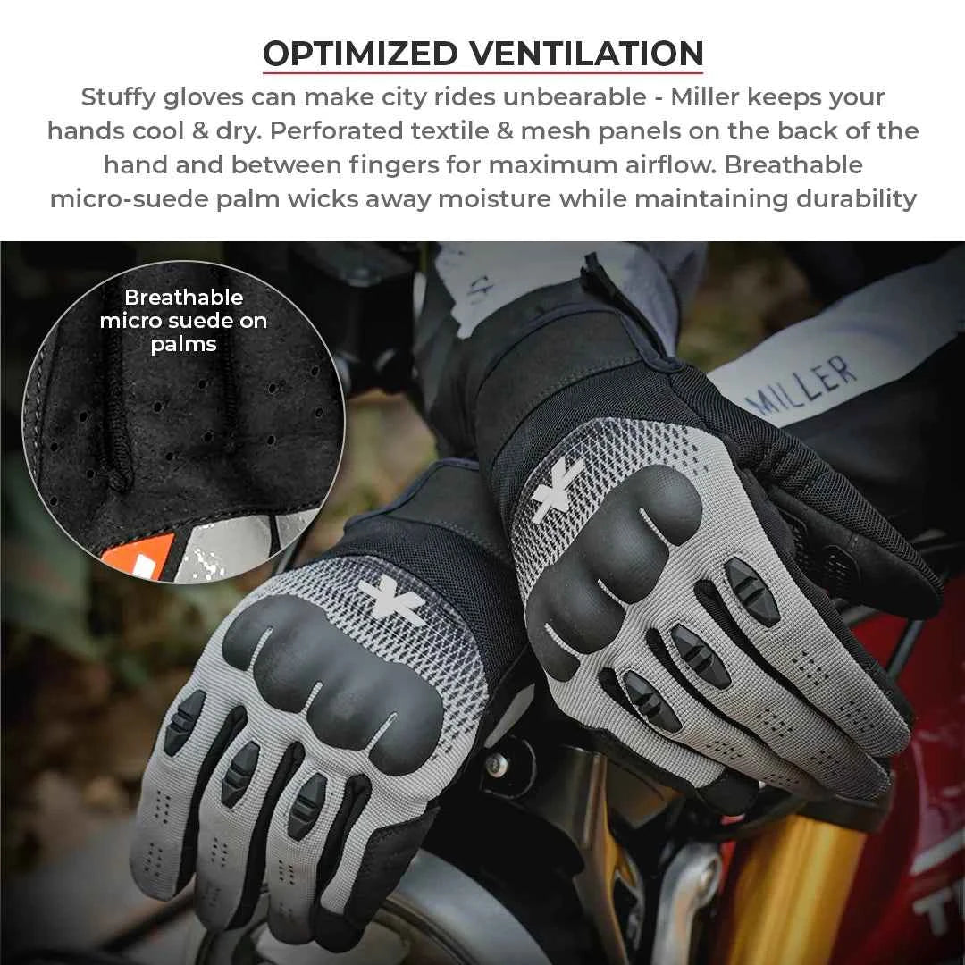 Viaterra Miller Urban Motorcycle Riding Gloves