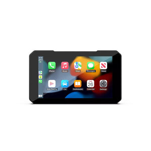 Motodrift Aoocci C3 Plus 5-inch motorcycle wireless touchscreen display showing CarPlay interface