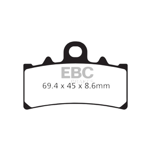 EBC FA 606 HH Fully Sintered Brake Pads - Motodrift