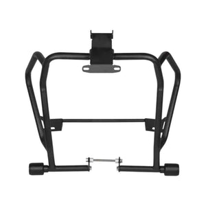 Motodrift Legundary Adrinex matte black mild steel crash guard with integrated slider for Honda CB 200X