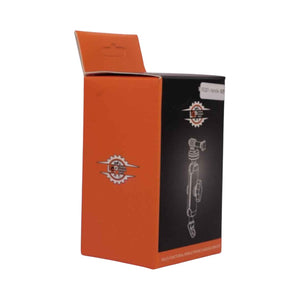 Motodrift LGP Camera Mount handle fitting product box in orange and black packaging