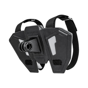 Motodrift MOTOWOLF MDL3534 black TPU and silicone motorcycle helmet chin mount with adjustable nylon straps
