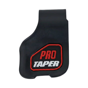 Motodrift PRO TAPER motorcycle throttle assist palm rest in black with red and white logo for ergonomic grip control