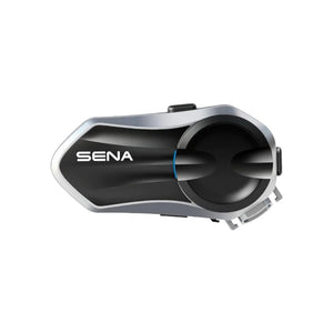 Motodrift Sena B20 Bluetooth motorcycle intercom system with a sleek black and silver waterproof design.