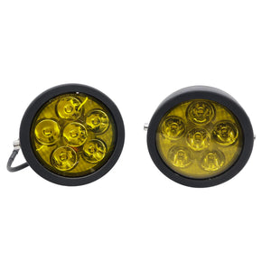 HJG 6 LED Round With Harness 60W - Motodrift