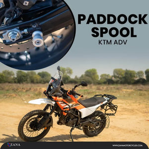 Zana Paddock Stand Spools For 2025 KTM Adventure 250 / 390 S / 390 X - Motodrift