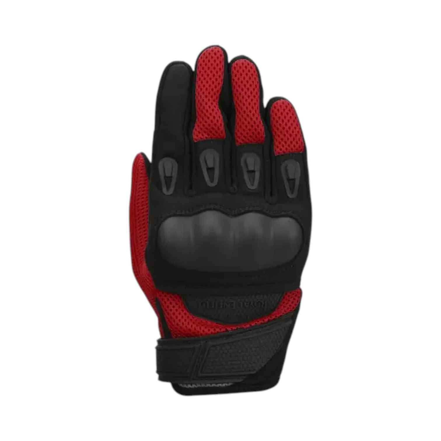 Royal Enfield Rambler V2 Gloves Red Black