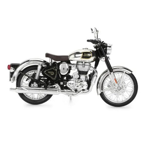 Classic 350 Miniature Chrome Black (Scale Model 1:12) - Motodrift