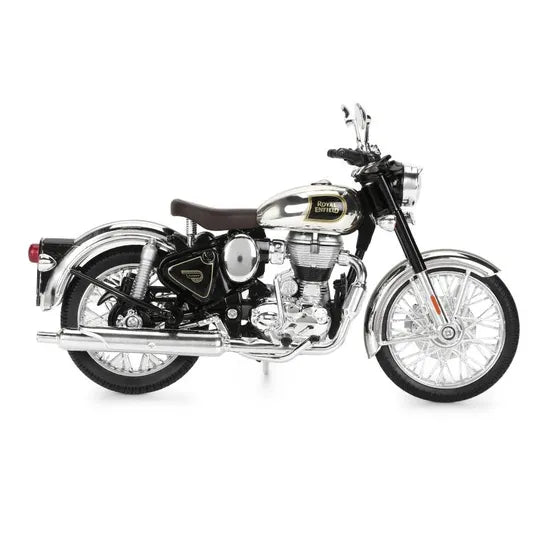 Classic 350 Miniature - Chrome Black (Scale Model 1:12) - Motodrift