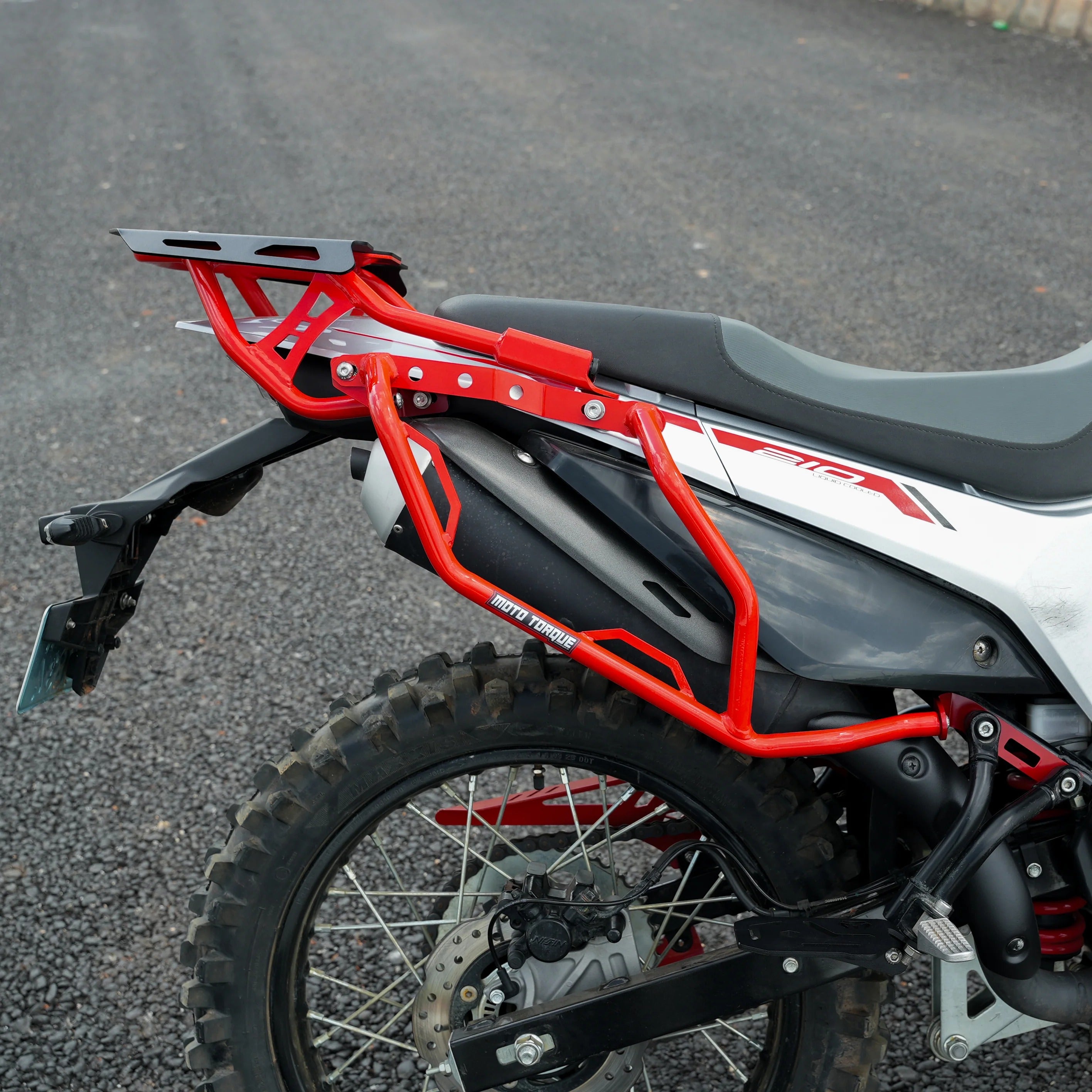 Moto Torque Saddle Stay For Hero XPulse 210 (Red) - Motodrift