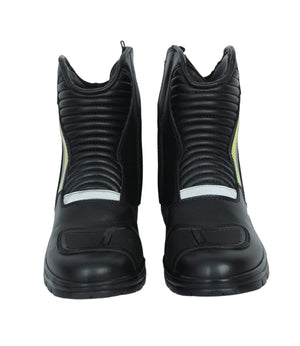 Solace Scout Motorcycle Boots - Black Neon - Motodrift