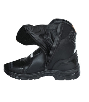 Solace Scout Motorcycle Boots - Black Neon - Motodrift