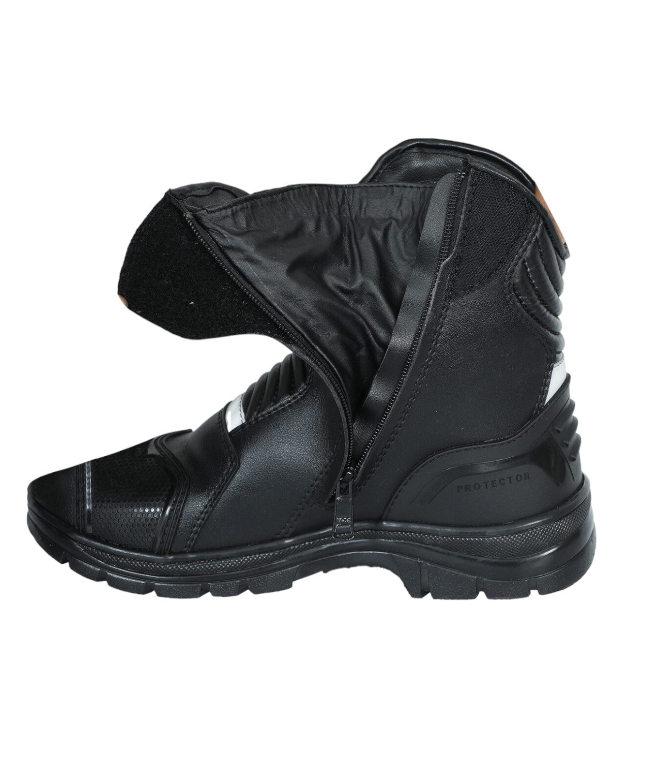 Solace Scout Motorcycle Boots - Black Grey - Motodrift