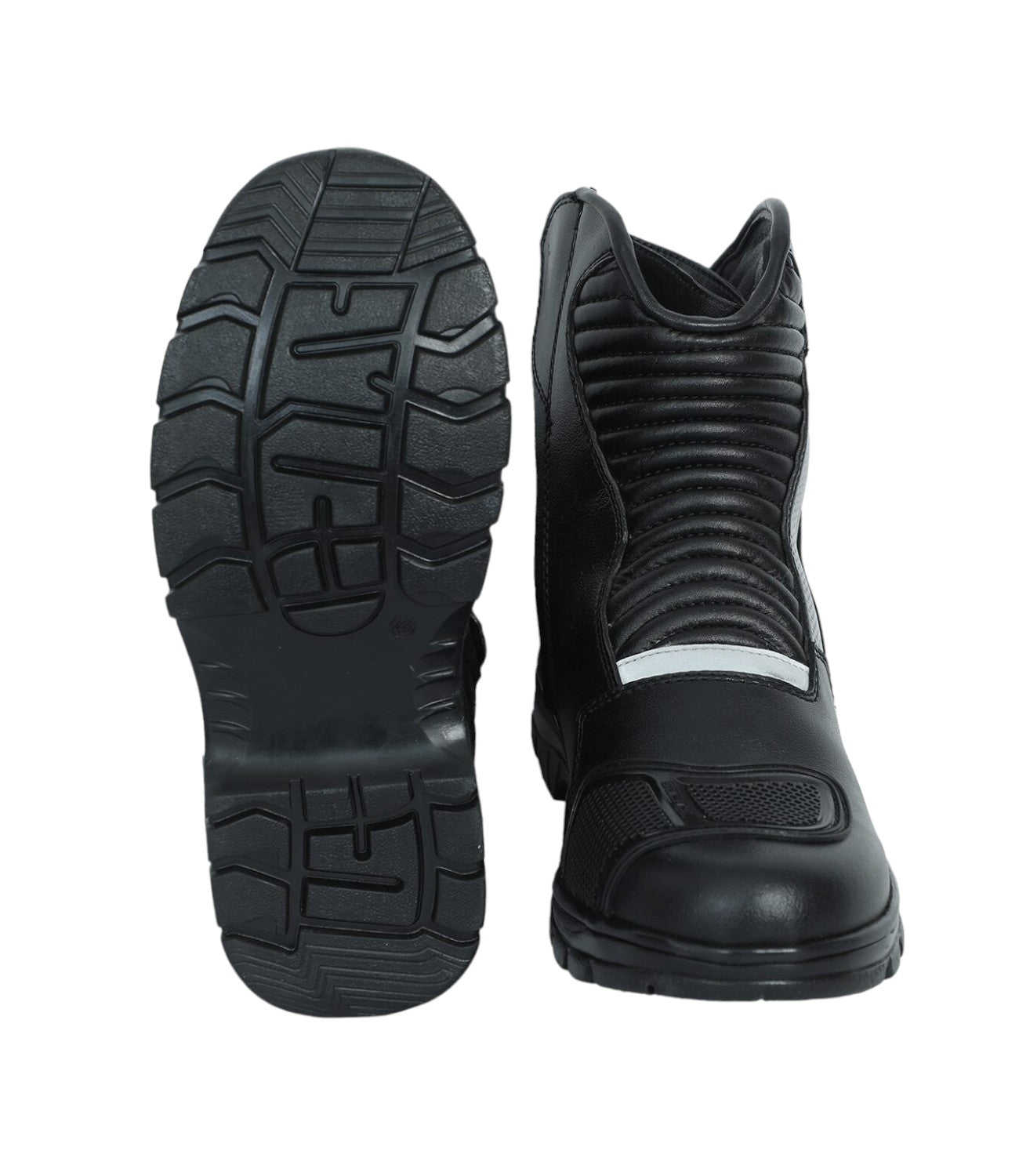 Solace Scout Motorcycle Boots - Black Grey - Motodrift
