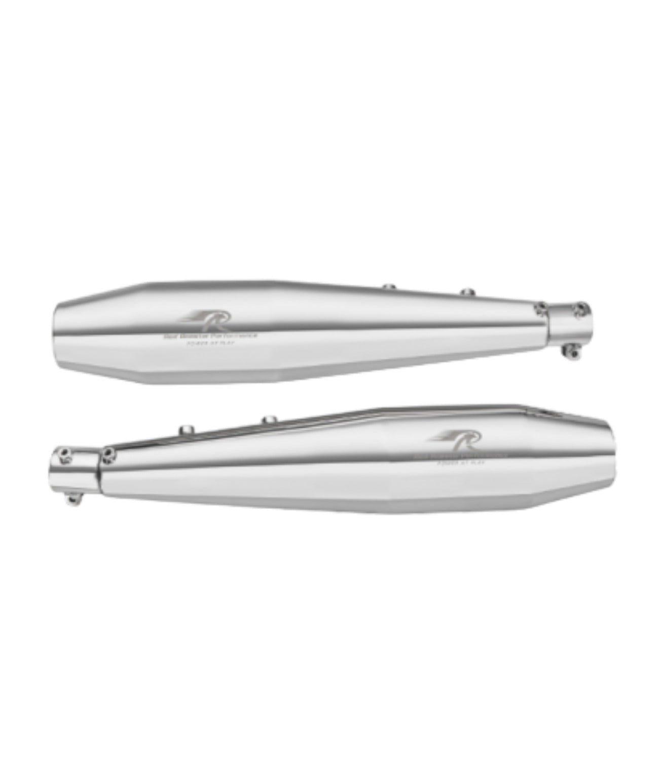 Red Rooster Performance Exhaust For Interceptor 650 - Stellar Polish - Motodrift