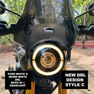 Vaishnu LED Touring Headlight For Triumph Speed 400 / Scrambler 400 X - Motodrift