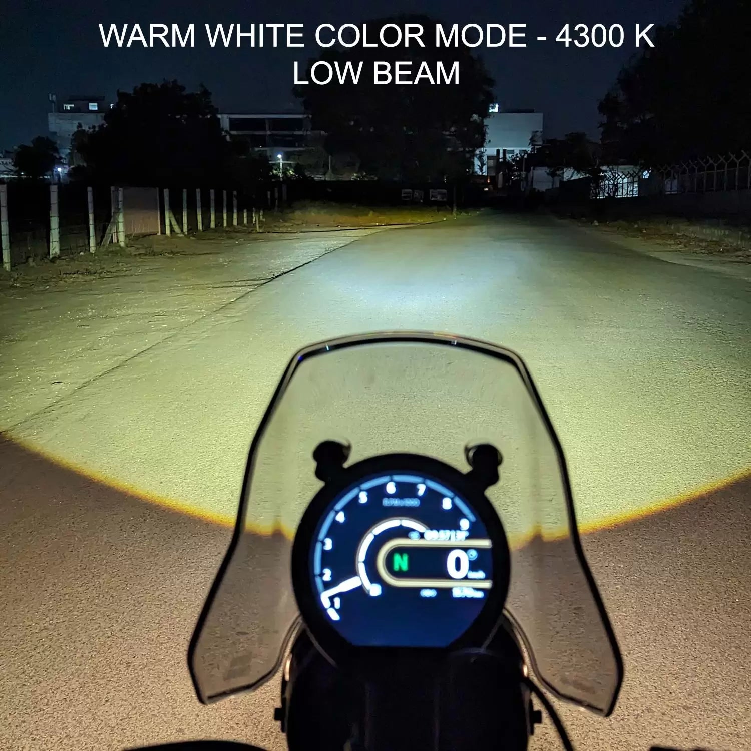 Vaishnu LED Touring Headlight For Royal Enfield Guerrilla / Himalayan 450 - Motodrift