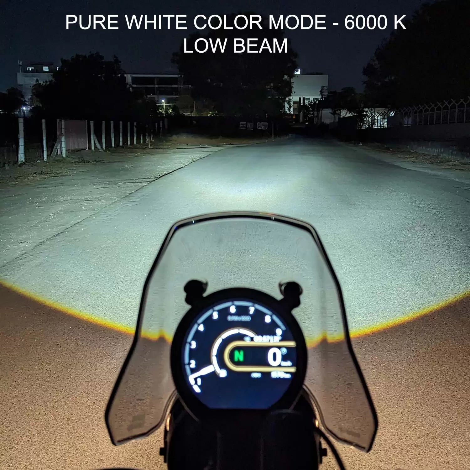 Vaishnu LED Touring Headlight For Royal Enfield Guerrilla / Himalayan 450 - Motodrift