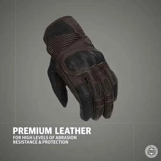 Royal Enfield Vamos Riding Gloves Brown
