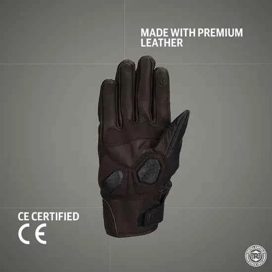 Royal Enfield Vamos Riding Gloves Brown