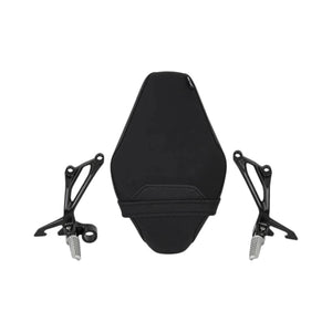 Wolfline black sportsliner seat and footrest set for Kawasaki Z900 motorcycle
