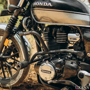 Zana V2 crash guard with slider for Honda CB350 Hness and RS